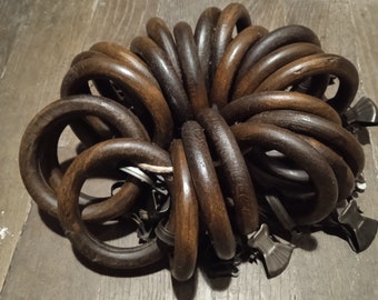 42 Anelli Per Tende Con Clip - Metallico Diametro Interno 32mm Per Doccia E Finestre - Foto 9