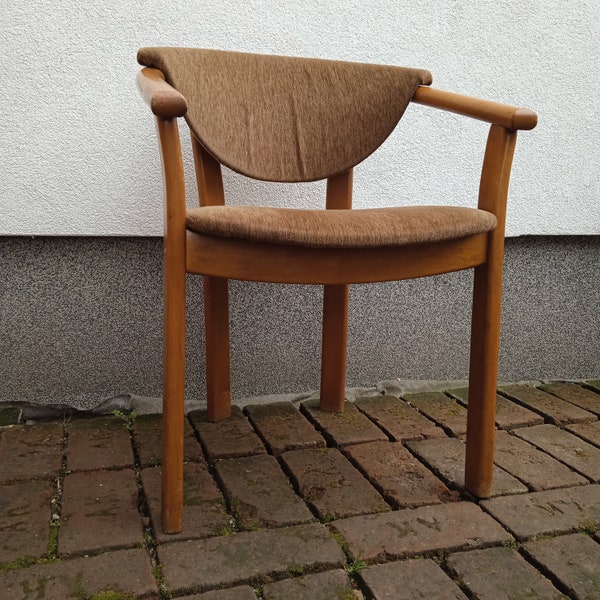 Vintage Skandinavischer Sessel, Nordischer Geschichtsstuhl, Esszimmerstuhl, Gästestuhl, Polstersessel