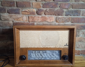 Radio vintage Siemens GW 23 : récepteur de diffusion à tube de travail