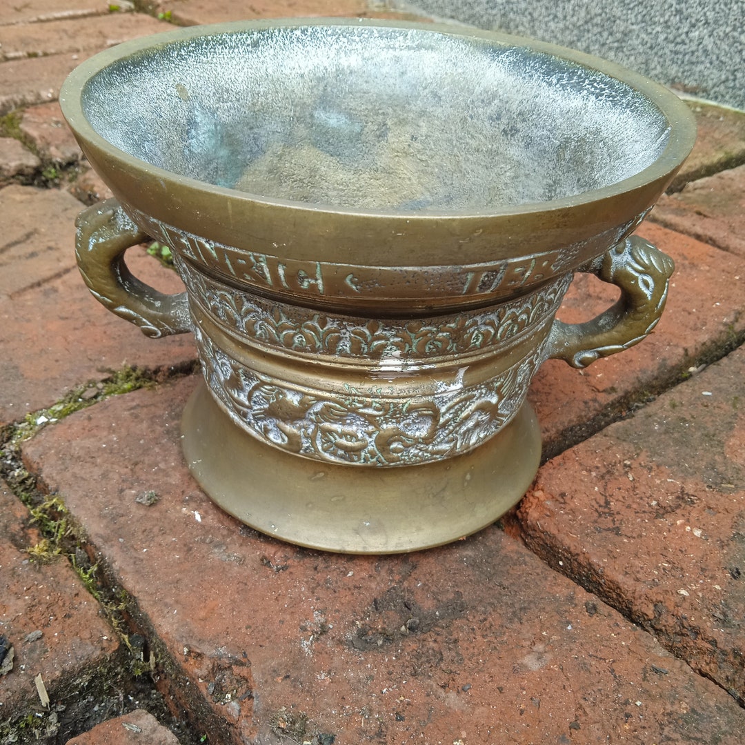 Dutch Bronze Mortar, Heinrick Ter Horst Me Fecit Anno 1607 - Etsy
