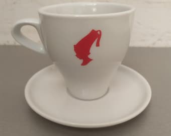 Vintage Julius Meinl Jumbo Coffee Cup and Saucer: Collectible Ceramic Mug (250 ml)