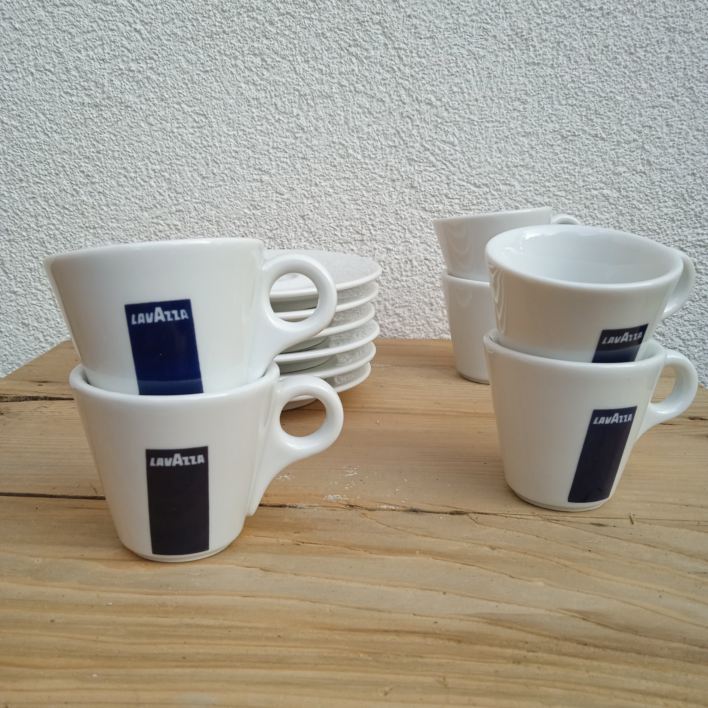 Porcelain Lavazza espresso cups - Black Collection