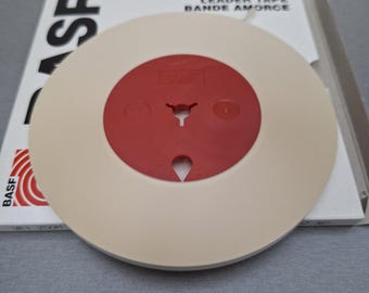 BASF leader tape / vorlaufband/ bande amorce, 6.3 mm, 250 m, WEI (white)