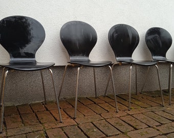 1 von 3 Butterfly Esszimmerstühlen, Bugholz Esszimmerstühlen, Elsa Beistellstühlen, Rondo Retro Stuhl, Danish Design Stühle