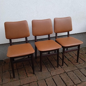 Sillas de cocina de madera vintage, sillas de comedor de estilo rústico, muebles de granja, sillas tapizadas
