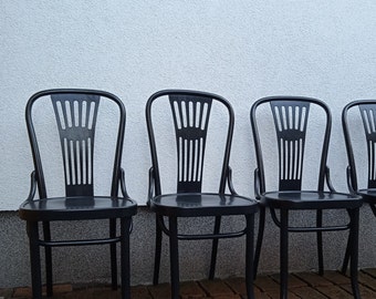 1 of 4 dining bentwood chairs by Stol Kamnik, mid-century modern, kitchen chairs, farmhouse furniture