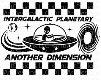 Aliens svg, Intergalactic Planetary svg, Alien space png, alien png, ufo disclosure t-shirt artwork, alien UFO t-shirt, interdimensional png