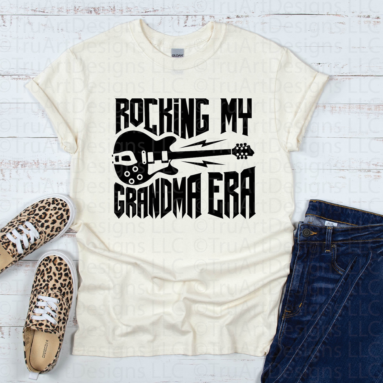 Grandmother Rocks Grandma Era SVG, Rocking My Grandma Era PNG, Rock and Roll Grandma ...