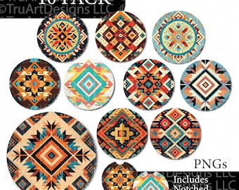 Car Coaster Sublimation Design bundle, Southwest Pattern Car coaster png, Western png, Aztec inspired patterns pngs, keychain, air freshener