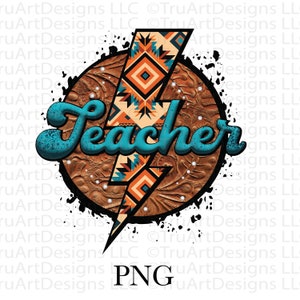 西洋教師 png 昇華、カントリー教師 png、教師昇華、ロックママ png、アステカ稲妻教師、トレンディな教師 T シャツ png