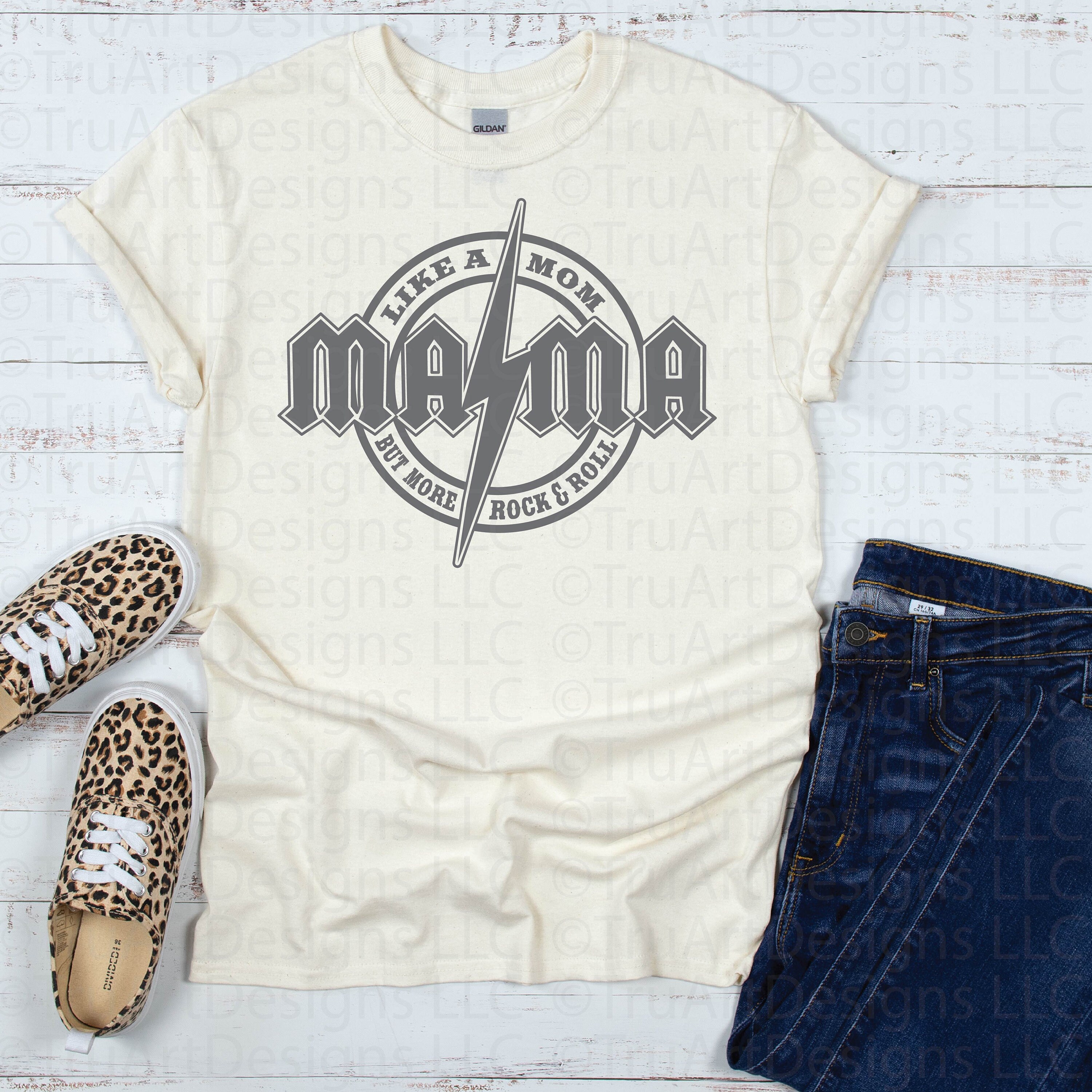 Mama Svg, Rock and Roll MAMA Design, Mother's Day Tshirt PNG, Best Mom ...