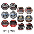Car Coaster Sublimation Design bundle, Dad Truck Logos Sublimation Bundle, 6 Pack Dad Truck Designs, Dad keychain, Dad air freshener