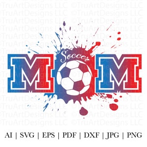 Mamá futbolera png, diseño de mamá deportista, PNG para sublimación, salpicaduras y grunge, svg de mamá futbolera, arte de camiseta de mamá deportista de moda, mamá futbolera