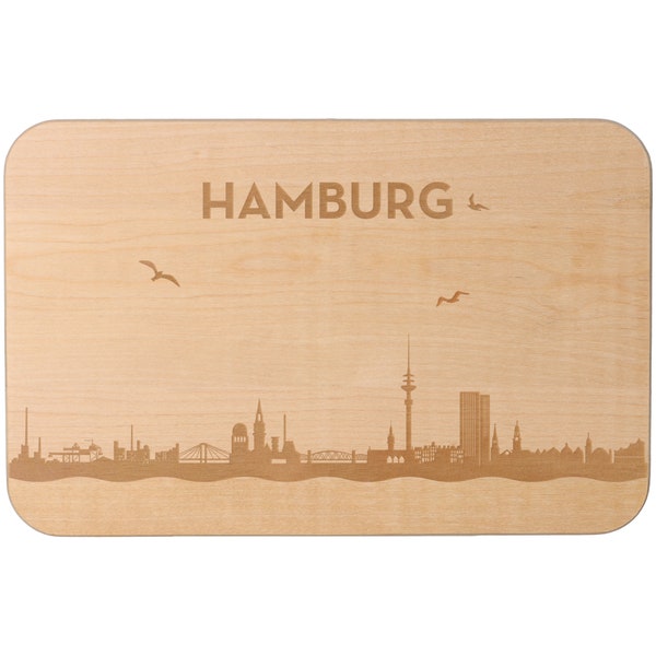 Frühstücksbrett | Hamburg | Hamburger Skyline