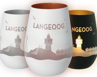 Lantern | Langeoog | Langeooger skyline | Airline | Different colors | Tealight