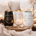 Personalized Anniversary Tealight Holder | with Names & Year | Wedding Anniversary Gift for Couples | Romantic Gift for Couples