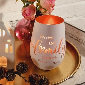 Lantern | We Are Family | Up to 12 individual names | Different colors