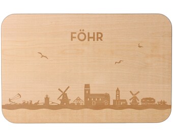 Frühstücksbrett | Föhr | Föhr Skyline