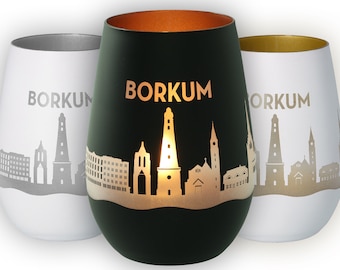 Lantern | Borkum | Borkum skyline | Airline | Different colors | Tealight