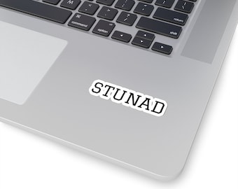 Stunad Italian Sticker, Kiss-Cut Sticker, Funny Sticker, Laptop Sticker, Tumbler stickers, Water Bottle Sticker, Italian Decal