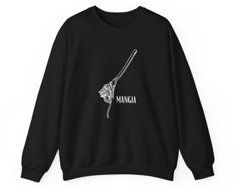 Mangia Crewneck Sweatshirt, Italian Crewneck Sweatshirt, Funny Sweatshirt, Gag Gift, Unisex Heavy Blend Crewneck Sweatshirt