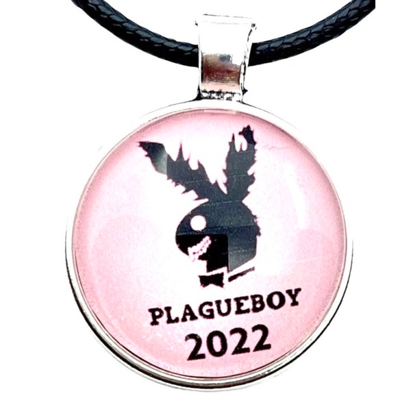 Playboy necklace Quality Funny Hilarious Fun Novelty 2022 Playboy Glass Cabochon Necklace