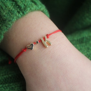 Custom Word Bracelet, Personalized Charm Bracelet, Inıtial Letter Bracelet,Matching Bracelet, Simple Bracelet, Friendship Bracelet