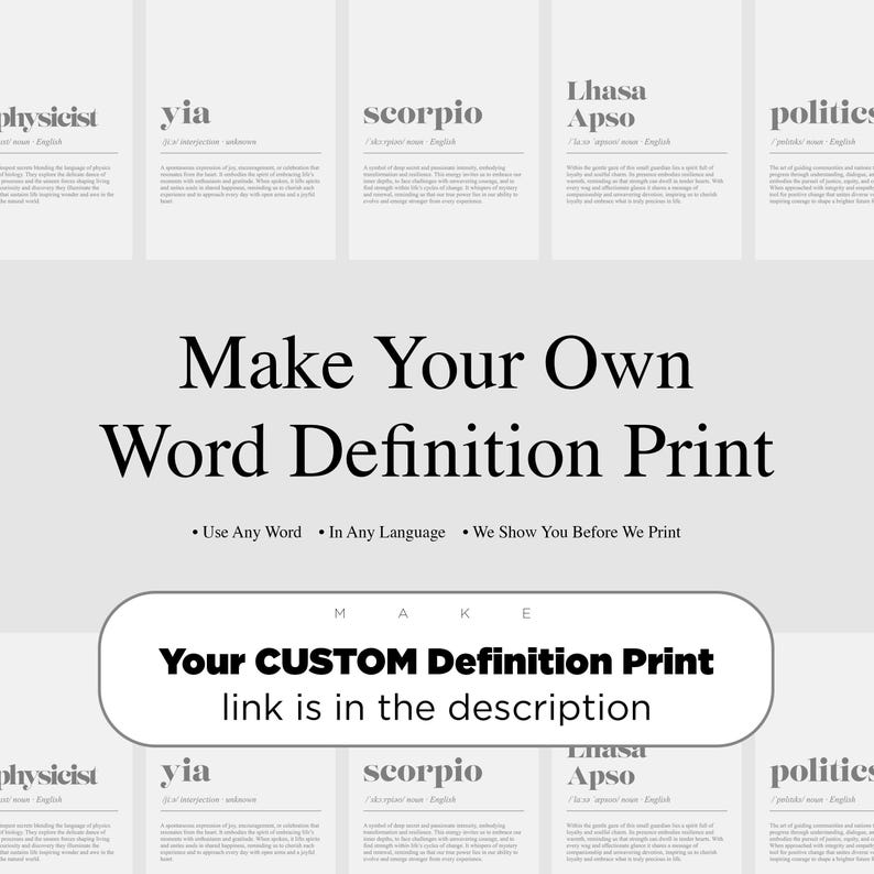 Sleep Definition Print , Elegant Typography Wall Art , Minimalist Dictionary Poster , Home Decor Gift image 4