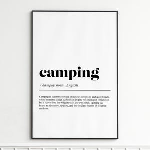 Camping definition - Etsy.de