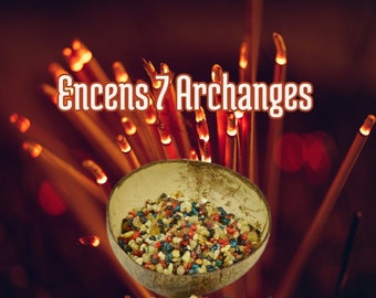 Encens en grains 7 Archanges Sachet de 25g Protection & Purification