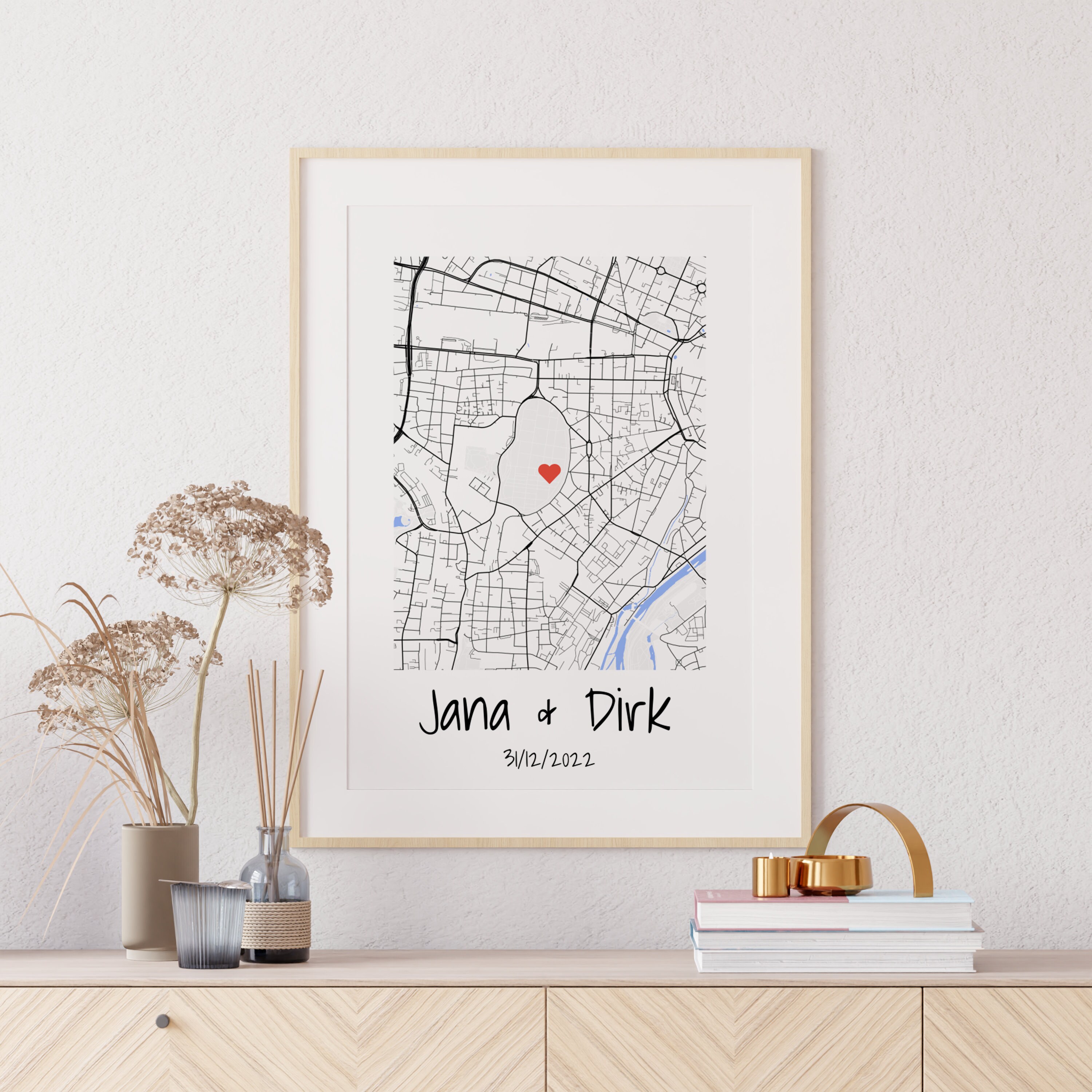 Love poster "Where it all began" DIN A3