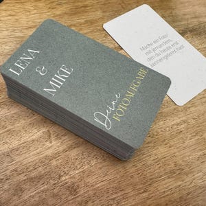 90 personalisierbare Aufgabenkarten – Minimalistisches Design & unvergessliche Hochzeitsmomente