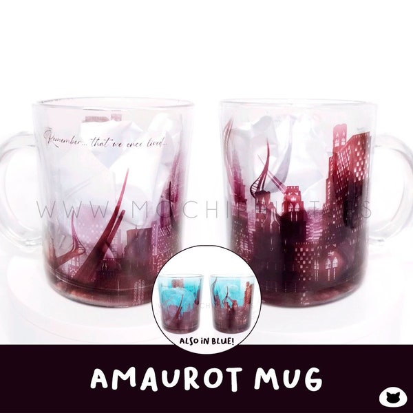 Amaurot mug, Emet Selch, Emet Selch Amaurot FF14, FFXIV merch, Taza Amaurot, Taza FFXIV, FF14 merch, Emet Selch, Remember that we once lived