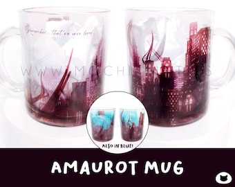 Amaurot mug, Emet Selch, Emet Selch Amaurot FF14, FFXIV merch, Taza Amaurot, Taza FFXIV, FF14 merch, Emet Selch, Remember that we once lived