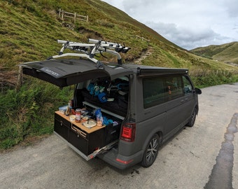 VW Rear Conversion 2.0 Premium for camping conversion of the VW Bus T5 and T6