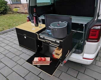 VW rear kitchen 2.0 Premium for camping conversion of VW Bus T5 and T6