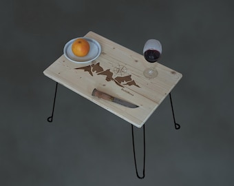 Folding table as Eurobox lid