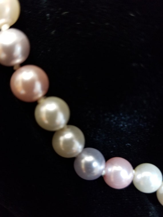 TRI COLOR PEARL Necklace bracelet Etsy