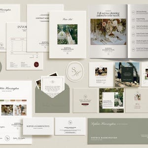 Complete Canva Brand Identity Kit - Sophia Harrington - Etsy