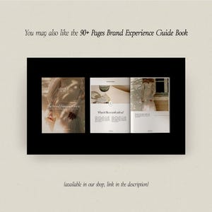 Kit completo per logo Canva, download immediato - Design del logo predefinito - Modello di brandboard con logo moderno - Kit per marchio minimalista immagine 9
