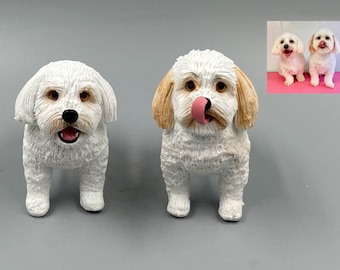 Personalized custom pet dog wedding cake, pet birthday cake, animal cake, wedding CakeTopper, dog wedding cake topper