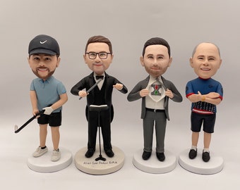 Personalized Handmade Bobblehead, Custom 3D Statue Gift