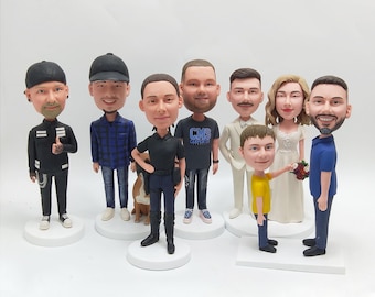 Personalized Bobblehead Doll: Custom 3D Statue, Family Gift