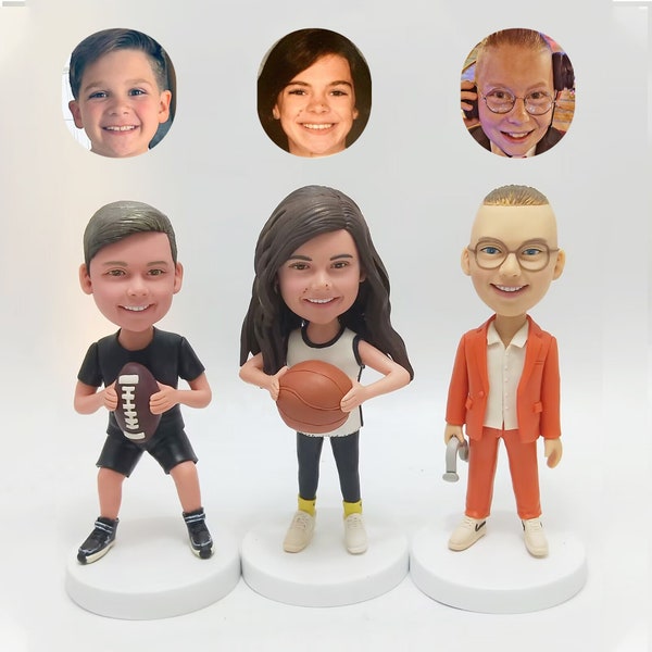 Figura cabezona de deportista personalizada: regalo personalizado para aficionados al deporte