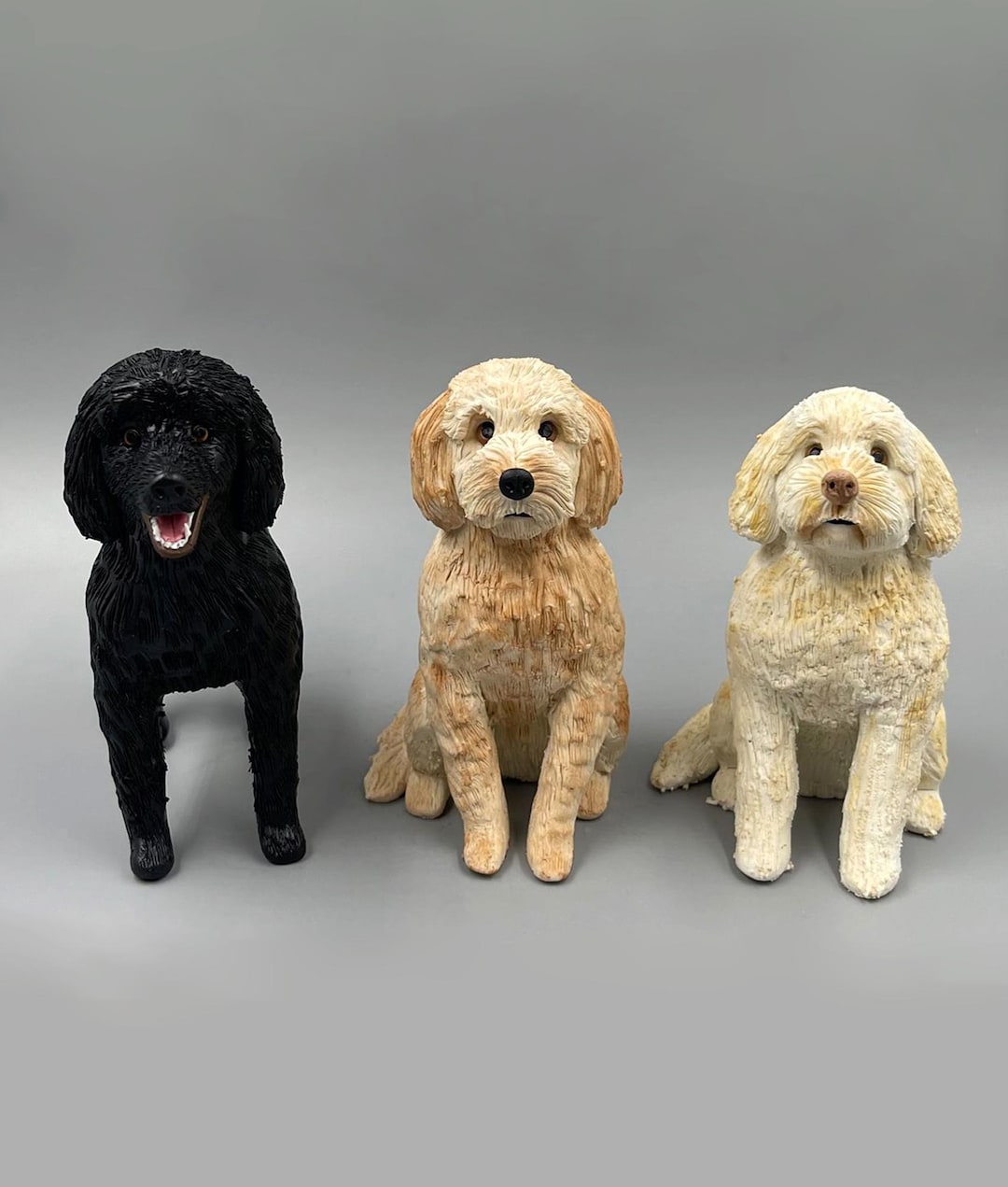 Personalized Polymer Clay Pet Statue: Custom Dog Wedding Cake Topper - Etsy