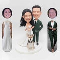 Custom Couple Bobbleheads, Anniversary Gifts, Handmade Polymer Clay