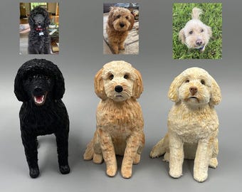 Custom Rottweiler Figurine: Personalized Polymer Clay Pet Cake Topper