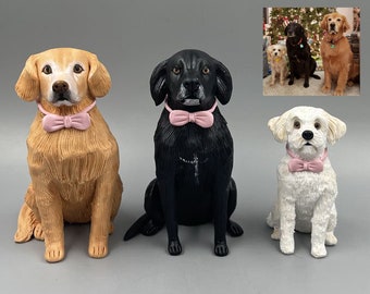 Personalized custom pet dog wedding cake, pet birthday cake, animal cake, wedding CakeTopper, dog wedding cake topper