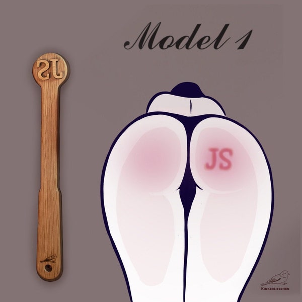 Branding Paddle Personalised Raised Letters Paw BDSM