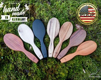 Spanking OTK Handmade Paddle Wooden BDSM Hairbrush Toy Personalised Laser Engraved Custom Dom Sub Paddle Impact Pain Play Adult Toy